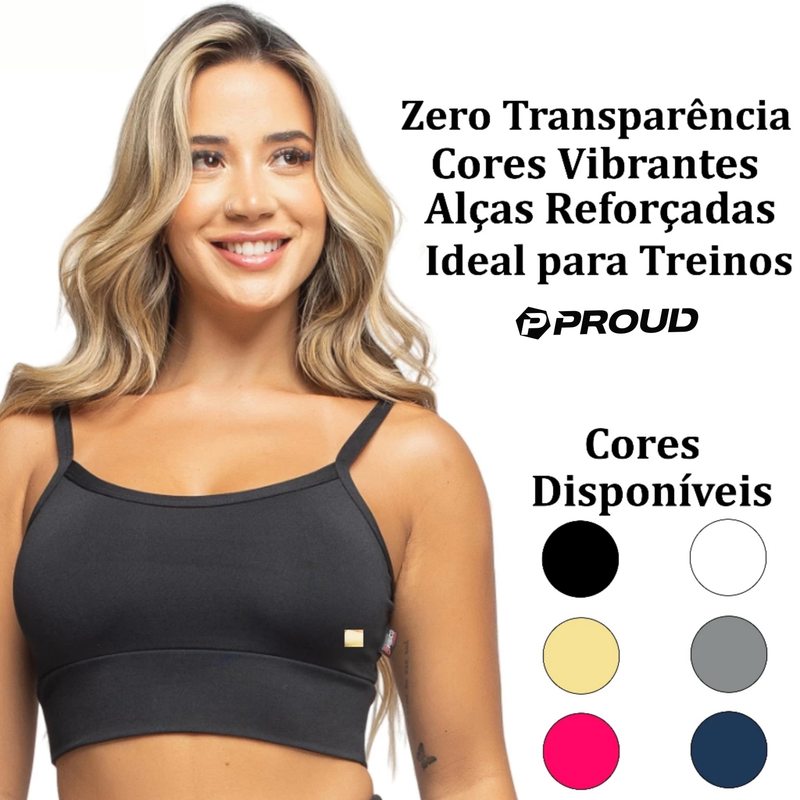 Top Fitness Alcinha sem Bojo Suplex Toper Cropped Academia Corrida Yoga Preto Esportivo Sutiã