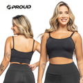 Top Fitness Alcinha sem Bojo Suplex Toper Cropped Academia Corrida Yoga Preto Esportivo Sutiã