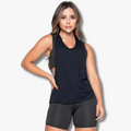 Regata Feminina Moda Fitness Cavada Dry Fit Blusa Furadinha 095