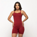 Macaquinho Short Fitness Academia Feminino