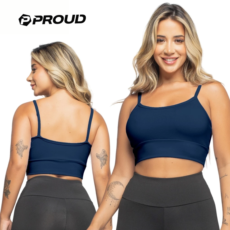 Top Fitness Alcinha sem Bojo Suplex Toper Cropped Academia Corrida Yoga Preto Esportivo Sutiã