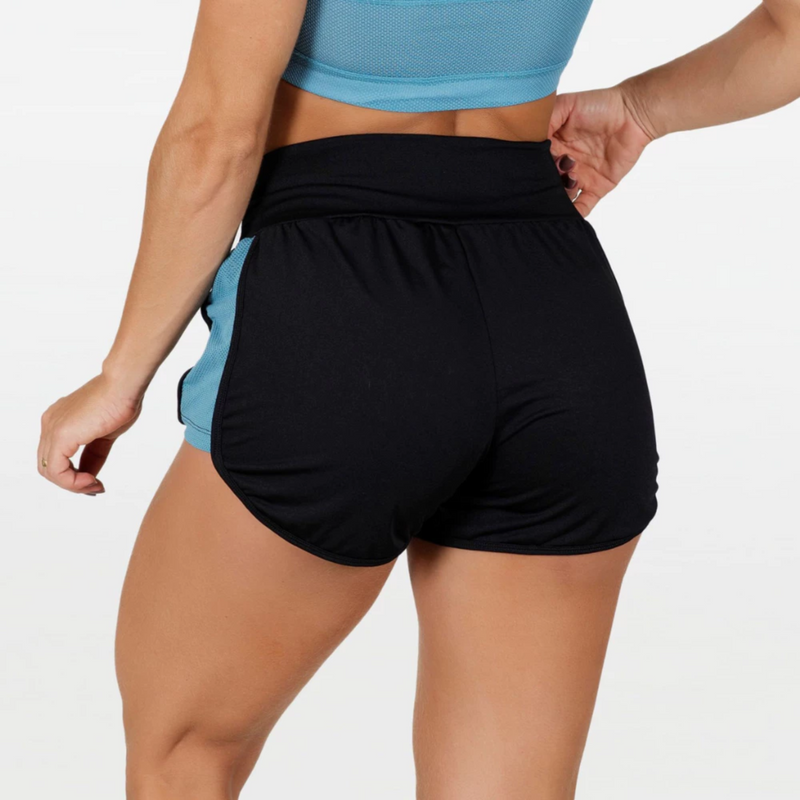 Short Curtinho Academia Fitness Feminino Corrida Caminhada VIVIAN